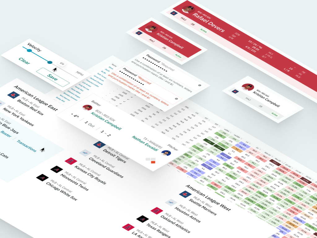 Analytics platform design system